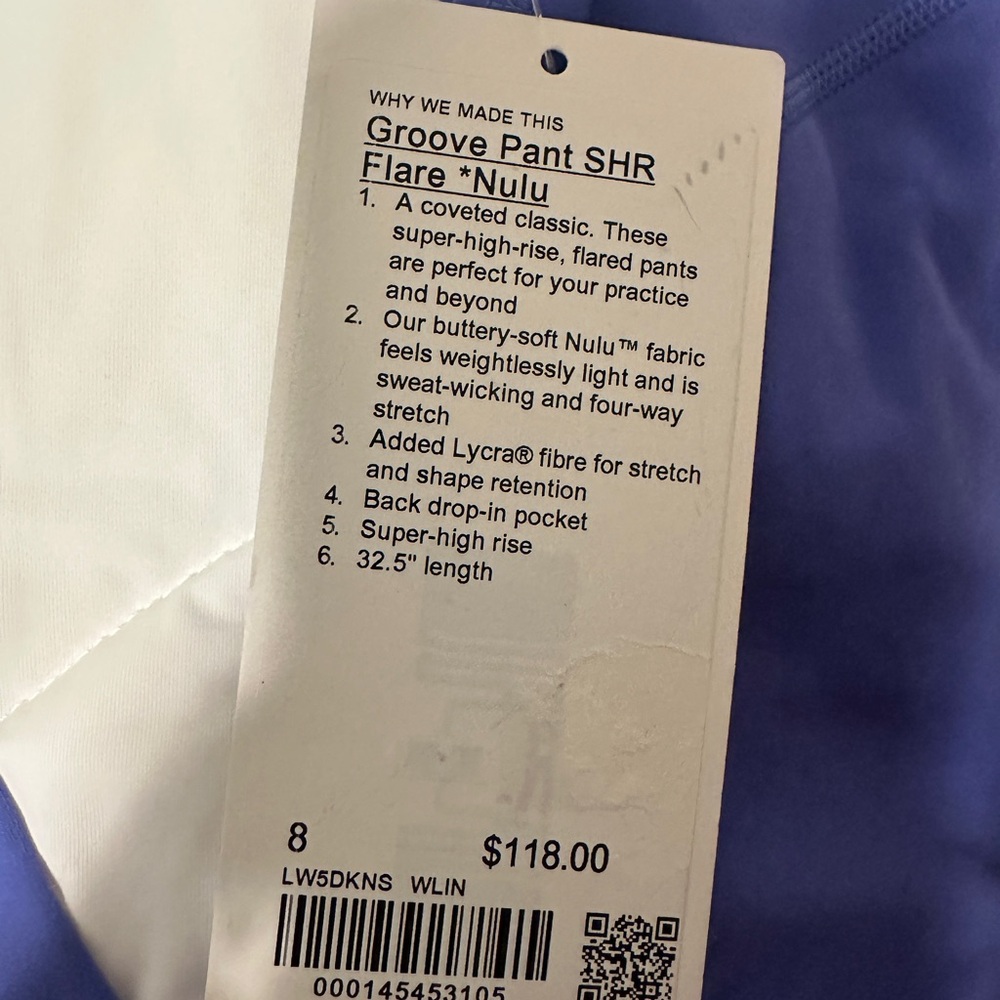 lululemon athletica Purple Flare Pants - Picture 2 of 3